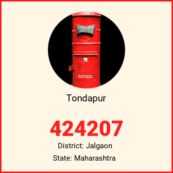 Tondapur pin code, district Jalgaon in Maharashtra