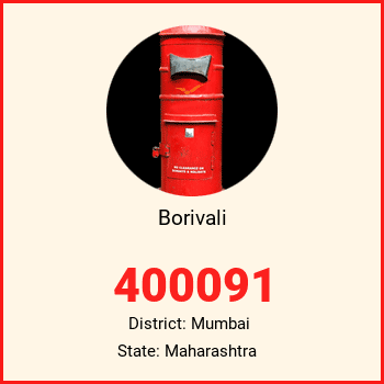 Borivali pin code, district Mumbai in Maharashtra