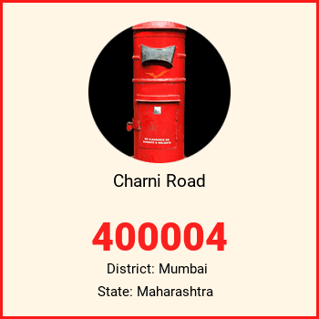 Charni Road pin code, district Mumbai in Maharashtra