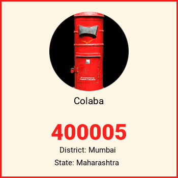 Colaba pin code, district Mumbai in Maharashtra
