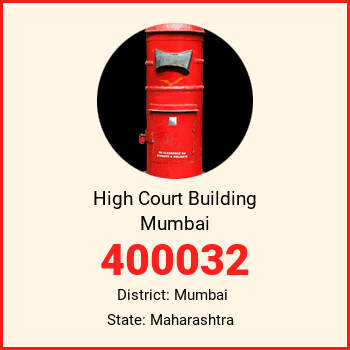 High Court Building Mumbai pin code, district Mumbai in Maharashtra