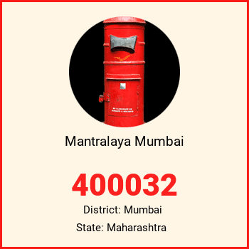 Mantralaya Mumbai pin code, district Mumbai in Maharashtra