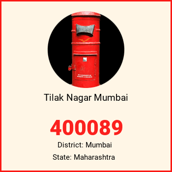 Tilak Nagar Mumbai pin code, district Mumbai in Maharashtra