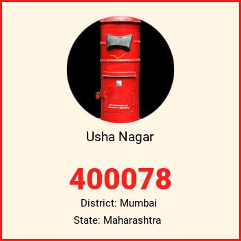 Usha Nagar pin code, district Mumbai in Maharashtra