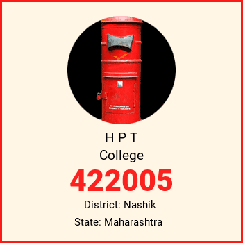 H P T College pin code, district Nashik in Maharashtra