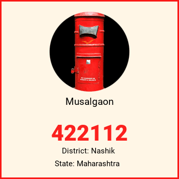 Musalgaon pin code, district Nashik in Maharashtra