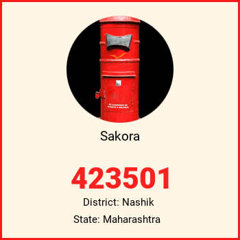 Sakora pin code, district Nashik in Maharashtra