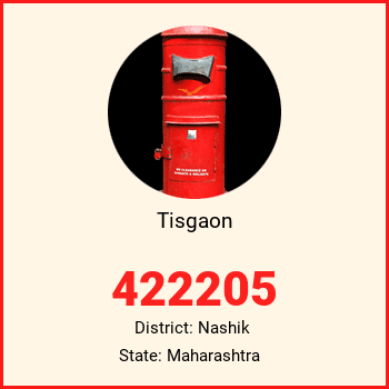 Tisgaon pin code, district Nashik in Maharashtra
