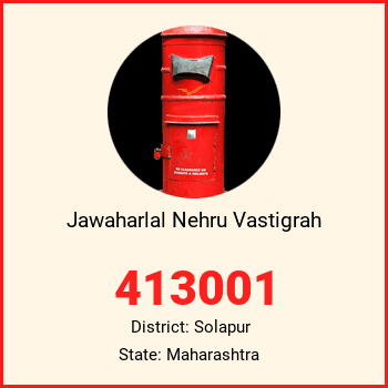 Jawaharlal Nehru Vastigrah pin code, district Solapur in Maharashtra