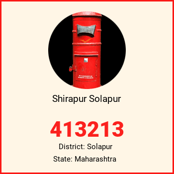 Shirapur Solapur pin code, district Solapur in Maharashtra