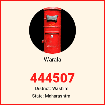 Warala pin code, district Washim in Maharashtra