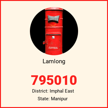 Lamlong pin code, district Imphal East in Manipur
