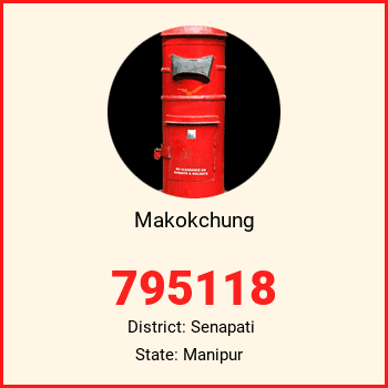 Makokchung pin code, district Senapati in Manipur