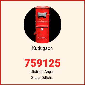 Kudugaon pin code, district Angul in Odisha