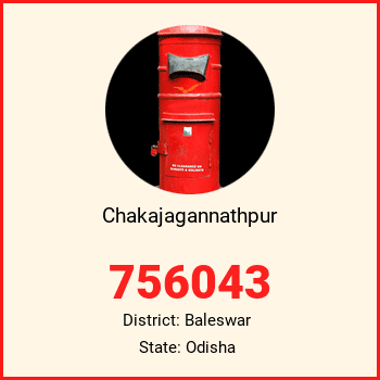 Chakajagannathpur pin code, district Baleswar in Odisha