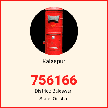Kalaspur pin code, district Baleswar in Odisha