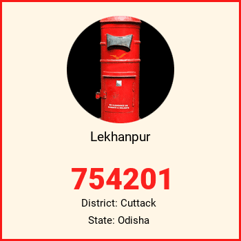 Lekhanpur pin code, district Cuttack in Odisha