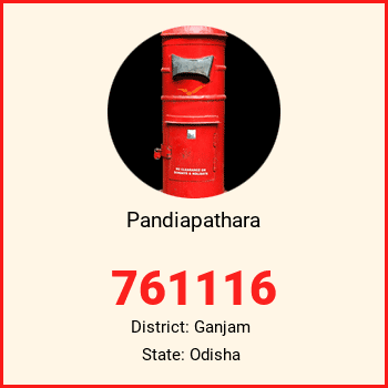 Pandiapathara pin code, district Ganjam in Odisha
