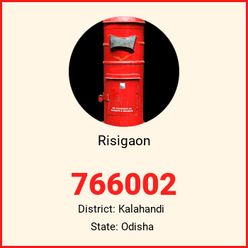 Risigaon pin code, district Kalahandi in Odisha