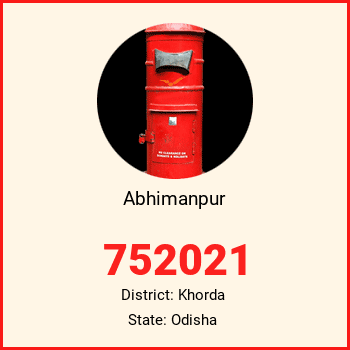Abhimanpur pin code, district Khorda in Odisha