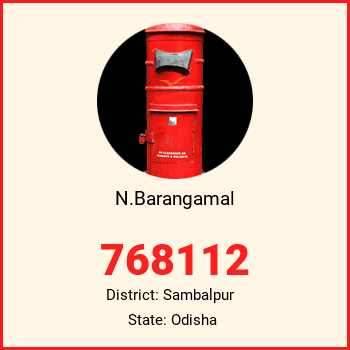 N.Barangamal pin code, district Sambalpur in Odisha