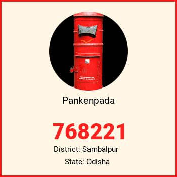 Pankenpada pin code, district Sambalpur in Odisha