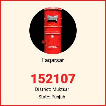 Faqarsar pin code, district Muktsar in Punjab