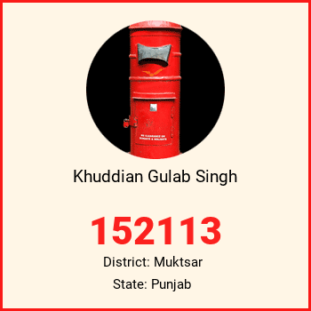 Khuddian Gulab Singh pin code, district Muktsar in Punjab