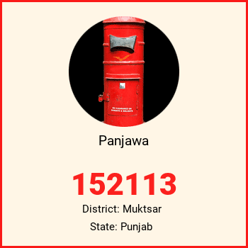 Panjawa pin code, district Muktsar in Punjab