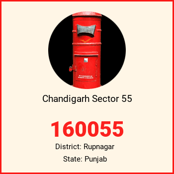 Chandigarh Sector 55 pin code, district Rupnagar in Punjab