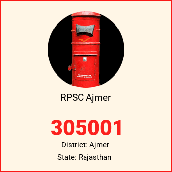 RPSC Ajmer pin code, district Ajmer in Rajasthan