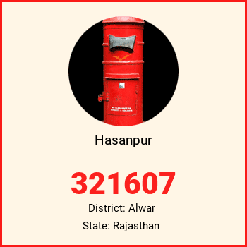 Hasanpur pin code, district Alwar in Rajasthan
