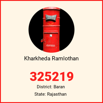 Kharkheda Ramlothan pin code, district Baran in Rajasthan