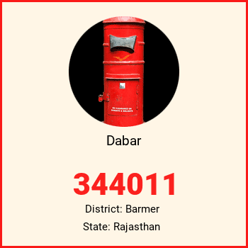 Dabar pin code, district Barmer in Rajasthan
