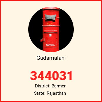 Gudamalani pin code, district Barmer in Rajasthan