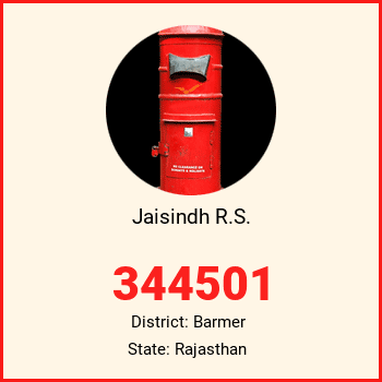 Jaisindh R.S. pin code, district Barmer in Rajasthan