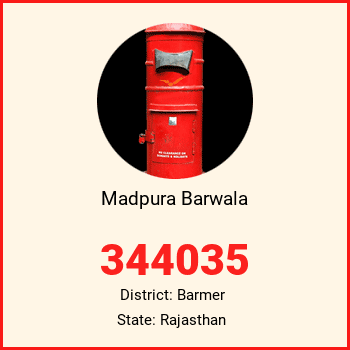 Madpura Barwala pin code, district Barmer in Rajasthan