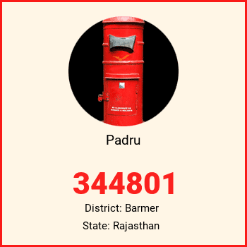 Padru pin code, district Barmer in Rajasthan