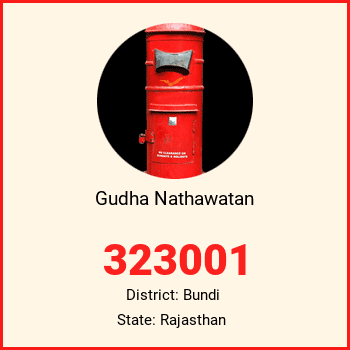 Gudha Nathawatan pin code, district Bundi in Rajasthan