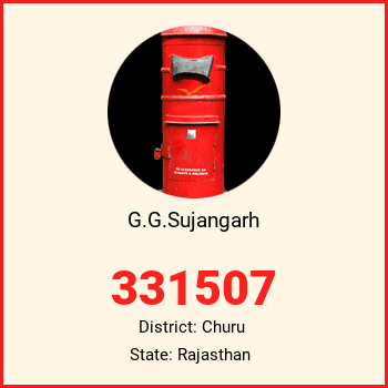 G.G.Sujangarh pin code, district Churu in Rajasthan