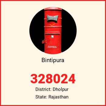 Bintipura pin code, district Dholpur in Rajasthan