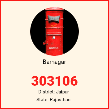 Barnagar pin code, district Jaipur in Rajasthan