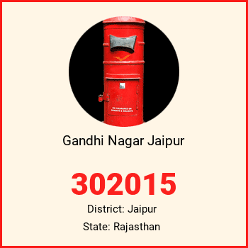 Gandhi Nagar Jaipur pin code, district Jaipur in Rajasthan