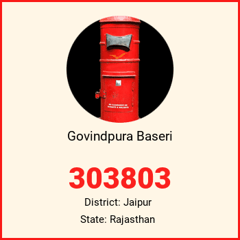 Govindpura Baseri pin code, district Jaipur in Rajasthan