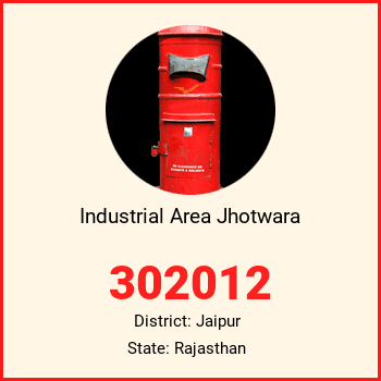 Industrial Area Jhotwara pin code, district Jaipur in Rajasthan