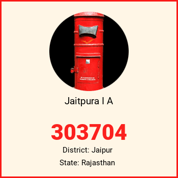 Jaitpura I A pin code, district Jaipur in Rajasthan