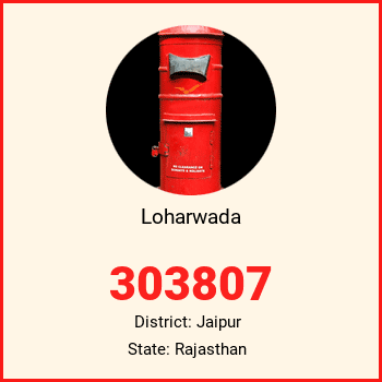Loharwada pin code, district Jaipur in Rajasthan