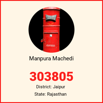 Manpura Machedi pin code, district Jaipur in Rajasthan