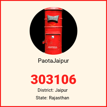 PaotaJaipur pin code, district Jaipur in Rajasthan