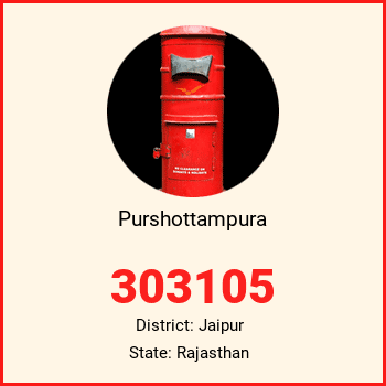 Purshottampura pin code, district Jaipur in Rajasthan